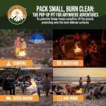 Portable 24-Inch Fireside Campfire Pit