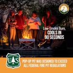 Portable 24-Inch Fireside Campfire Pit