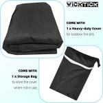 WICKTICK Heavy Duty Fire Pit Cover for Yukon
