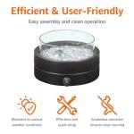 14-Inch Portable Propane Fire Pit for Outdoors