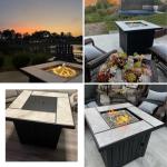 OutVue 30" Propane Fire Pit with Ceramic Tabletop
