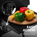 Royal Gourmet Charcoal Grill and Smoker Combo