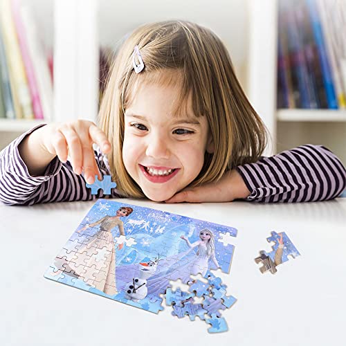 Frozen Jigsaw Puzzle Set with Anna and Elsa