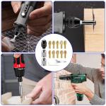 15-Piece Drill Chuck Collet Set for Easy Use