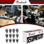 12-Piece ER-16 Collet Set for CNC Milling