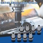 CAT40-ER32 Collet Chuck Tool Holder Set - 8pcs