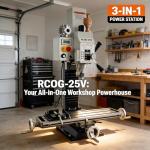 INTBUYING Mini Milling and Drilling Machine RCOG-25V