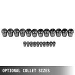 OrangeA CAT40 Collet Set for Milling Machines