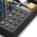 Genmitsu EVA CNC Milling Bit Storage Tray, 85 Holes