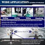 INTBUYING Mini Milling Machine with DRO and Power Feed