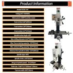 INTBUYING Mini Benchtop Milling and Drilling Machine