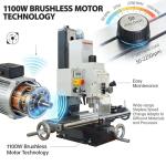 INTBUYING Mini Milling and Drilling Machine RCOG-25V