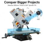 INTBUYING Mini Milling and Drilling Machine RCOG-25V