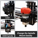 WolfPawn CNC Router 3-Axis Engraver for Wood & Metal