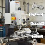 INTBUYING Mini Milling and Drilling Machine RCOG-25V