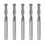 SpeTool 5-Pack 2-Flute Carbide End Mill Bits