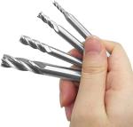 10-Piece 4-Flute End Mill Set for CNC