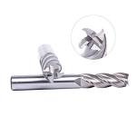 High Speed Steel 4 Flute End Mill Cutter Set