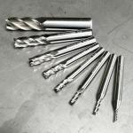 High Speed Steel 4 Flute End Mill Cutter Set