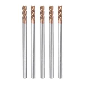 5pcs 3mm Square Nose End Mills for CNC
