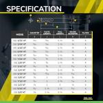 Speed Tiger ISE 1/8” Carbide End Mill 4 Flute