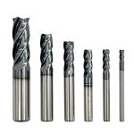 6-Piece Carbide Square End Mill Bit Set