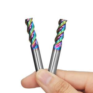 WEXWE Tools DLC Carbide End Mill - 2 Pack