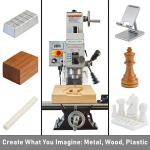 INTBUYING Mini Milling and Drilling Machine RCOG-25V