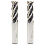 2PCS HSS End Mill Set for Wood and Metal
