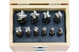 Shars 10-Piece HSS 4 Flute End Mill Set