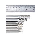 High Speed Steel 4 Flute End Mill Cutter Set