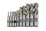 Shars 10-Piece HSS 4 Flute End Mill Set