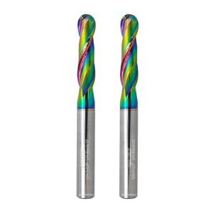 Extra Long Ball Nose Carbide End Mill - 2 Pack