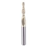 SpeTool Tapered Ball Nose End Mill - 1/4" Shank