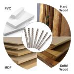 8-Pack 1/4 Inch HSS End Mill Cutting Bits