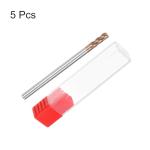 5pcs 3mm Square Nose End Mills for CNC