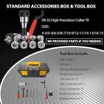 INTBUYING Mini Milling and Drilling Machine RCOG-25V