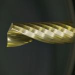 WEXWE Solid Carbide CNC Spiral End Mill 1/4