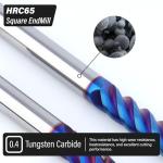 Alyicia 3PC Tungsten Carbide End Mill Set