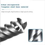 Hunricho 1/2'' Carbide Square End Mill Set