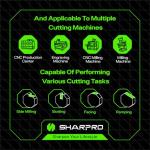 SHAPPRO 5/16" Carbide Square End Mill Set