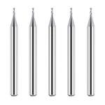 SpeTool 5-Pack Double Flute Carbide End Mills