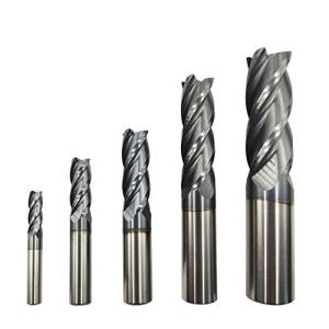5-Piece Carbide Square End Mill Set