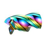 WEXWE 3-Flute Carbide End Mill Set for Alloys