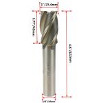 Rannb 1" End Mill 3/4" Shank 4 Flute