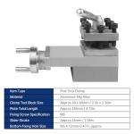 RATTMMOTOR Mini Lathe Tool Holder and Slide
