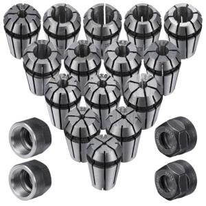 19-Piece ER11 Spring Collet Set for CNC Machines