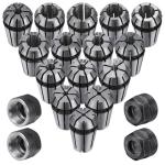 19-Piece ER11 Spring Collet Set for CNC Machines
