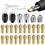 28pcs Drill Chuck Collet Set for Dremel