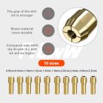 Drill Chuck Collet Set for Dremel, 16PCS